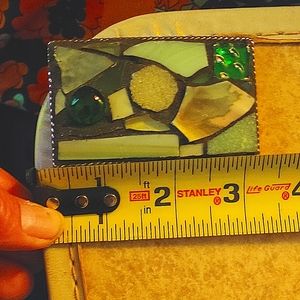 Green Stone Belt Buckle